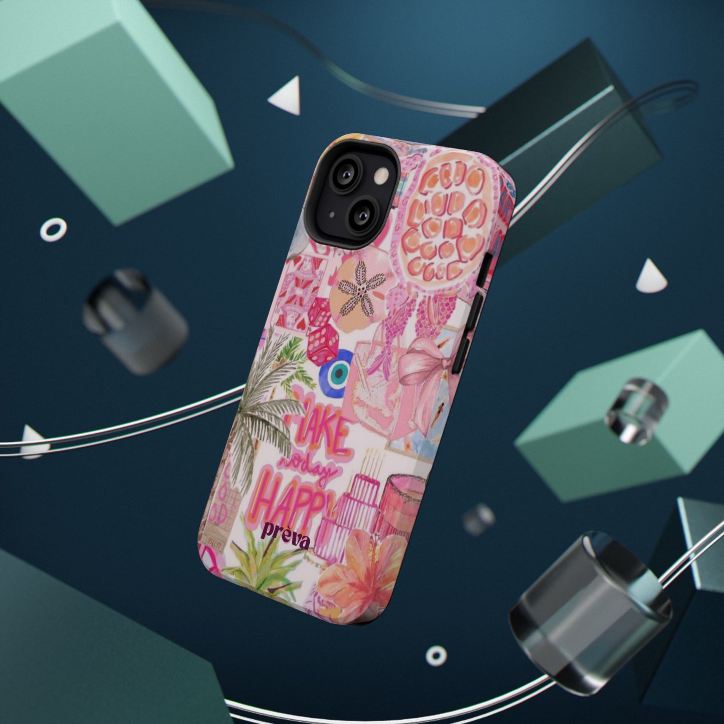 Pink Tropical Collage Phone Case