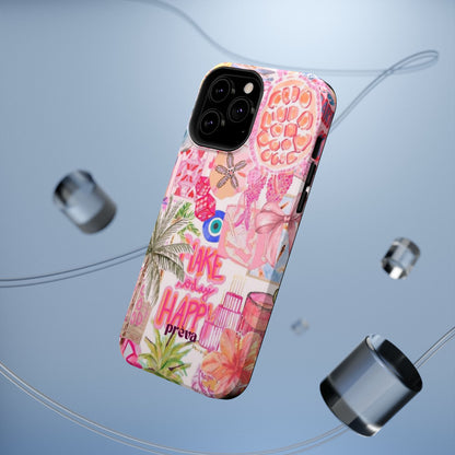 Pink Tropical Collage Phone Case