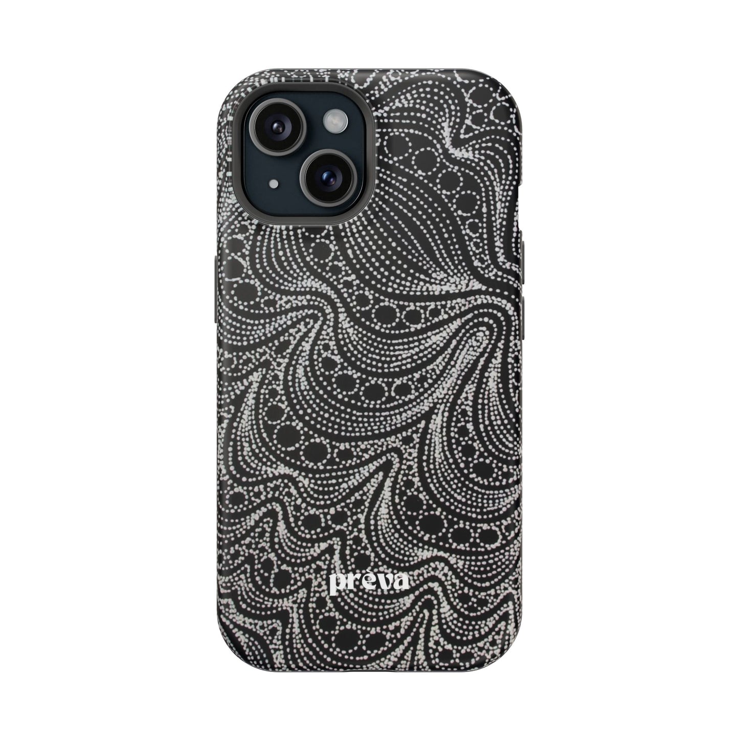 Abstract Midnight Lace Phone Case