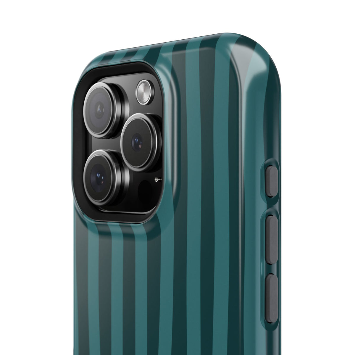 Dark Stripes Turquoise Phone Case