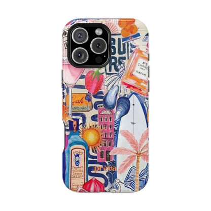 Tropical Beach Collage Phone Case