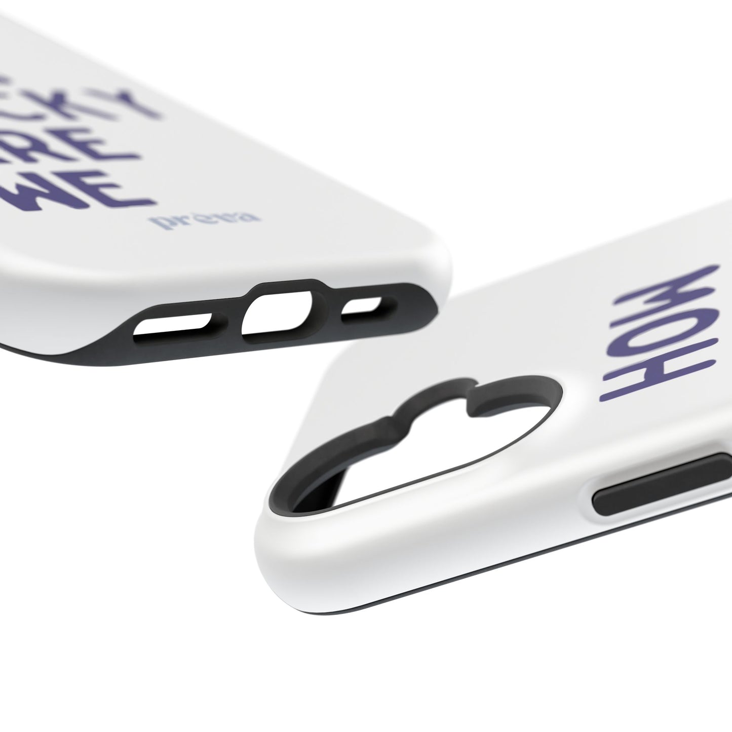How Lucky Are We White Phone Case