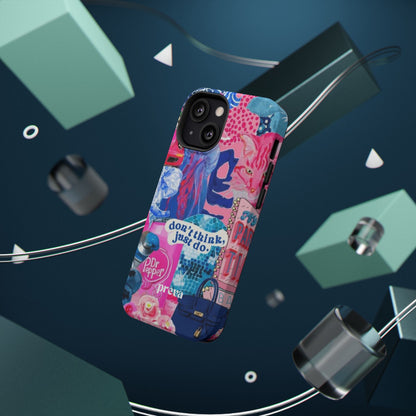 Vibrant Galaxy Collage Phone Case