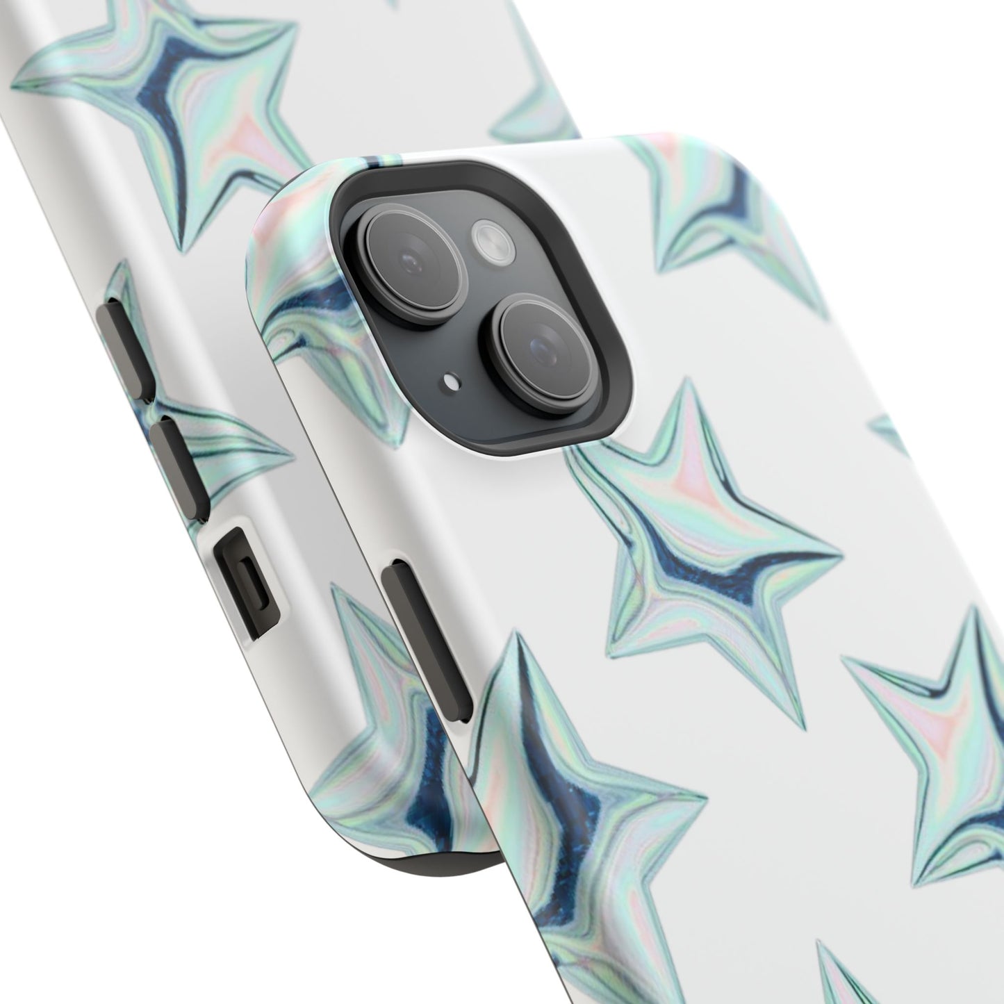 White Starburst Phone Case