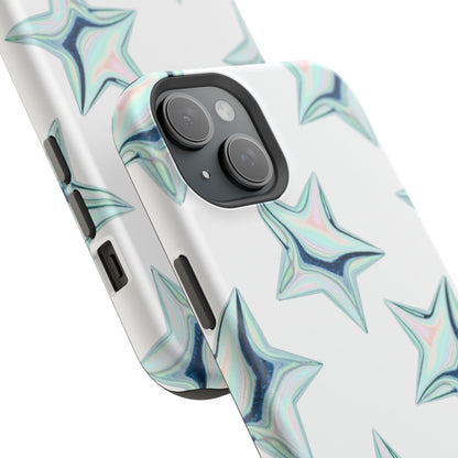 White Starburst Phone Case