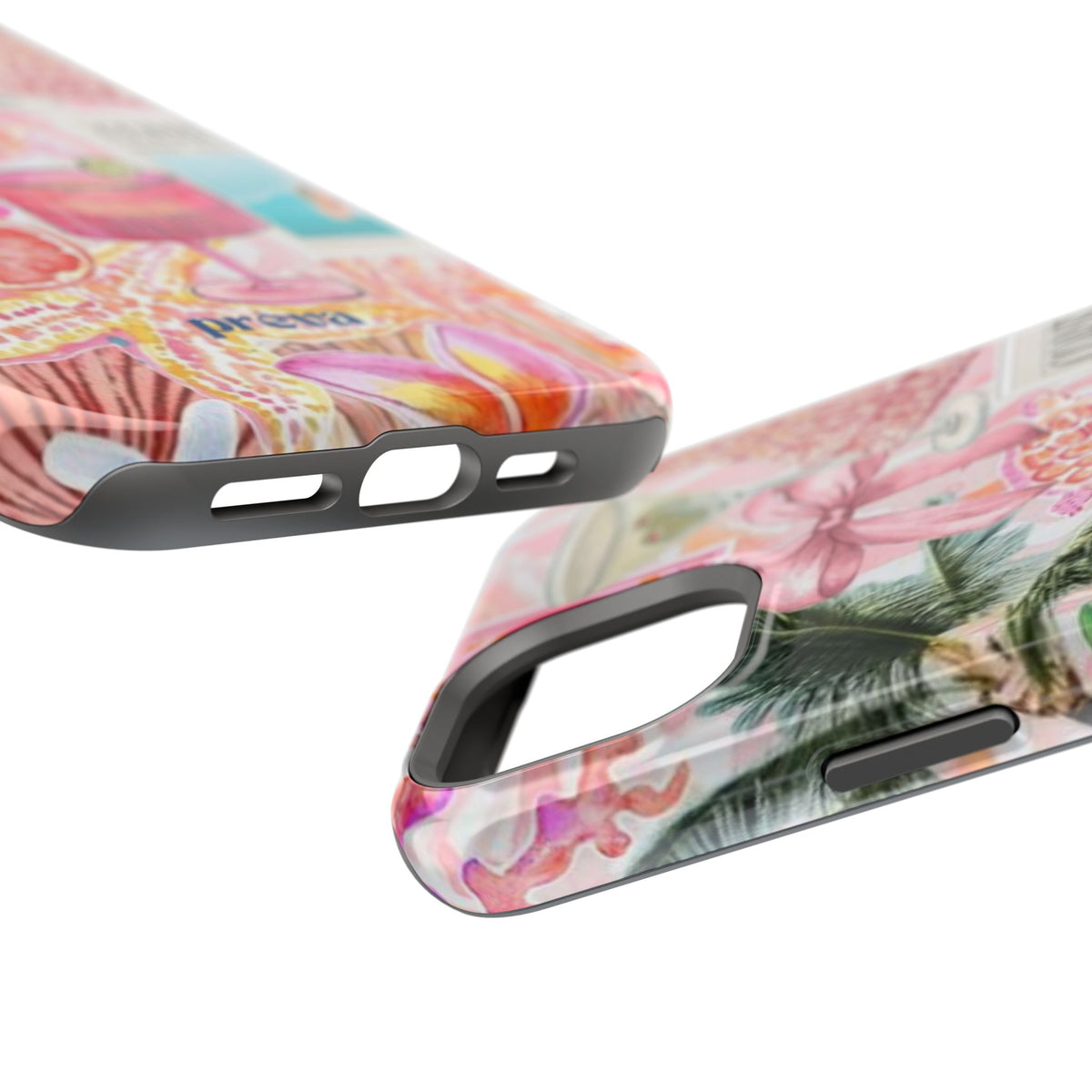 Pink Cocktail Collage Phone Case