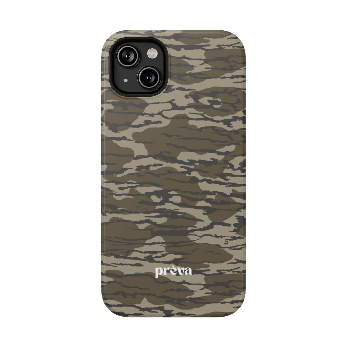 Camo Impact-Resistant Phone Case — Military Green Rugged Protection