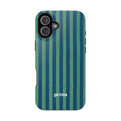 Green & Blue Stripes Phone Case