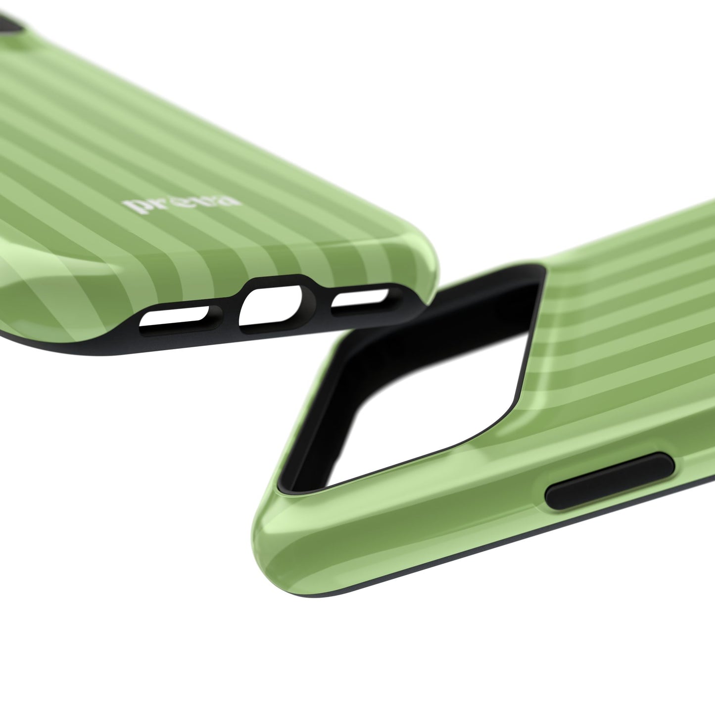 Light Green Stripes Phone Case