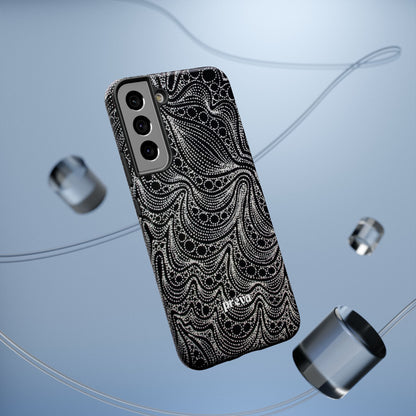 Abstract Midnight Lace Phone Case