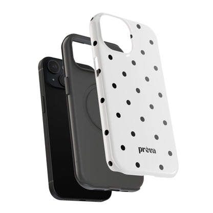 B&W polka dots Phone Case