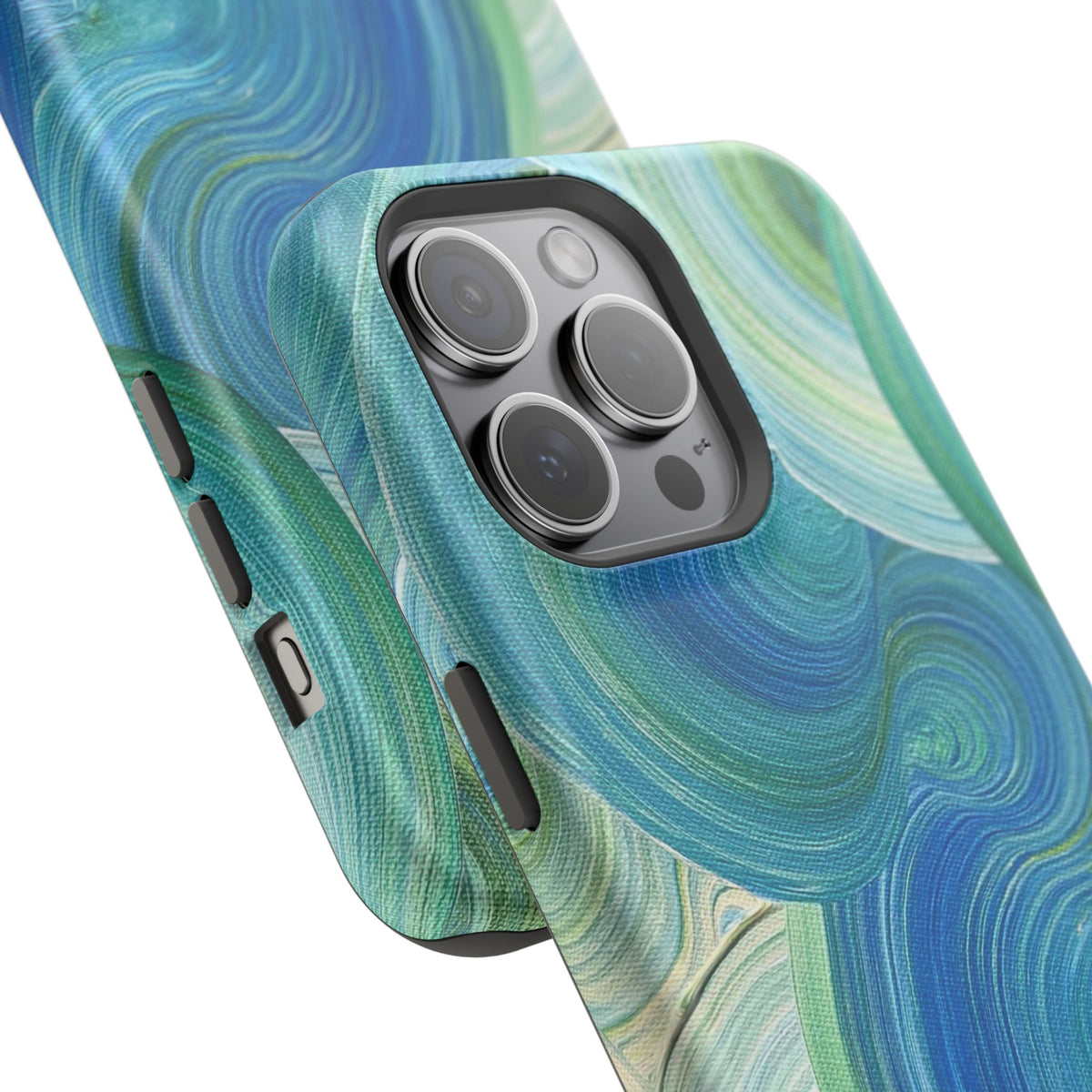 Swirling Ocean Impact-Resistant Phone Case