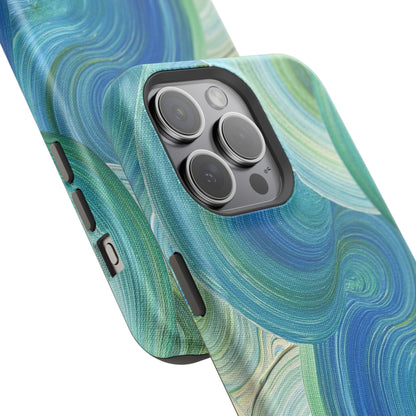 Swirling Ocean Impact-Resistant Phone Case
