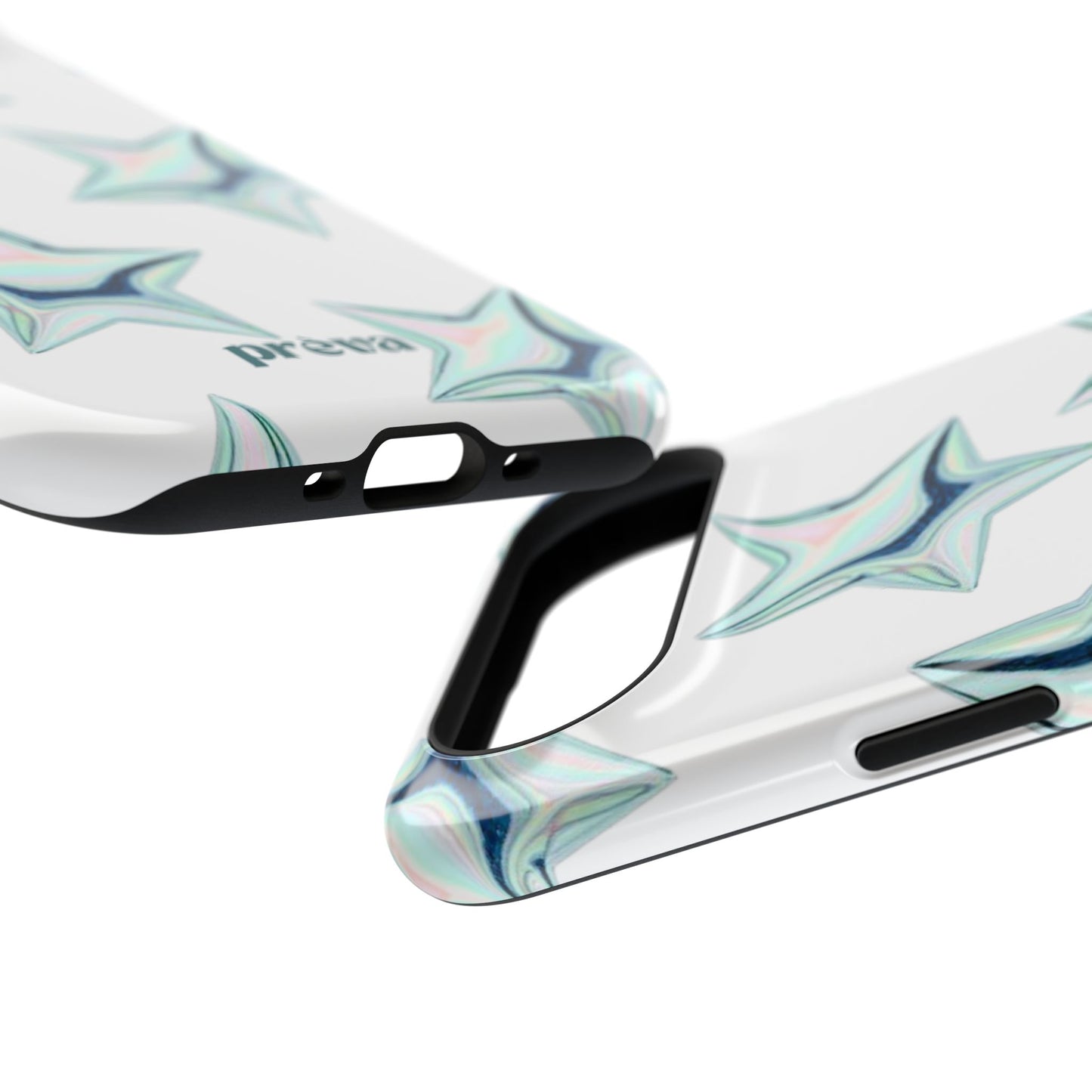 White Starburst Phone Case