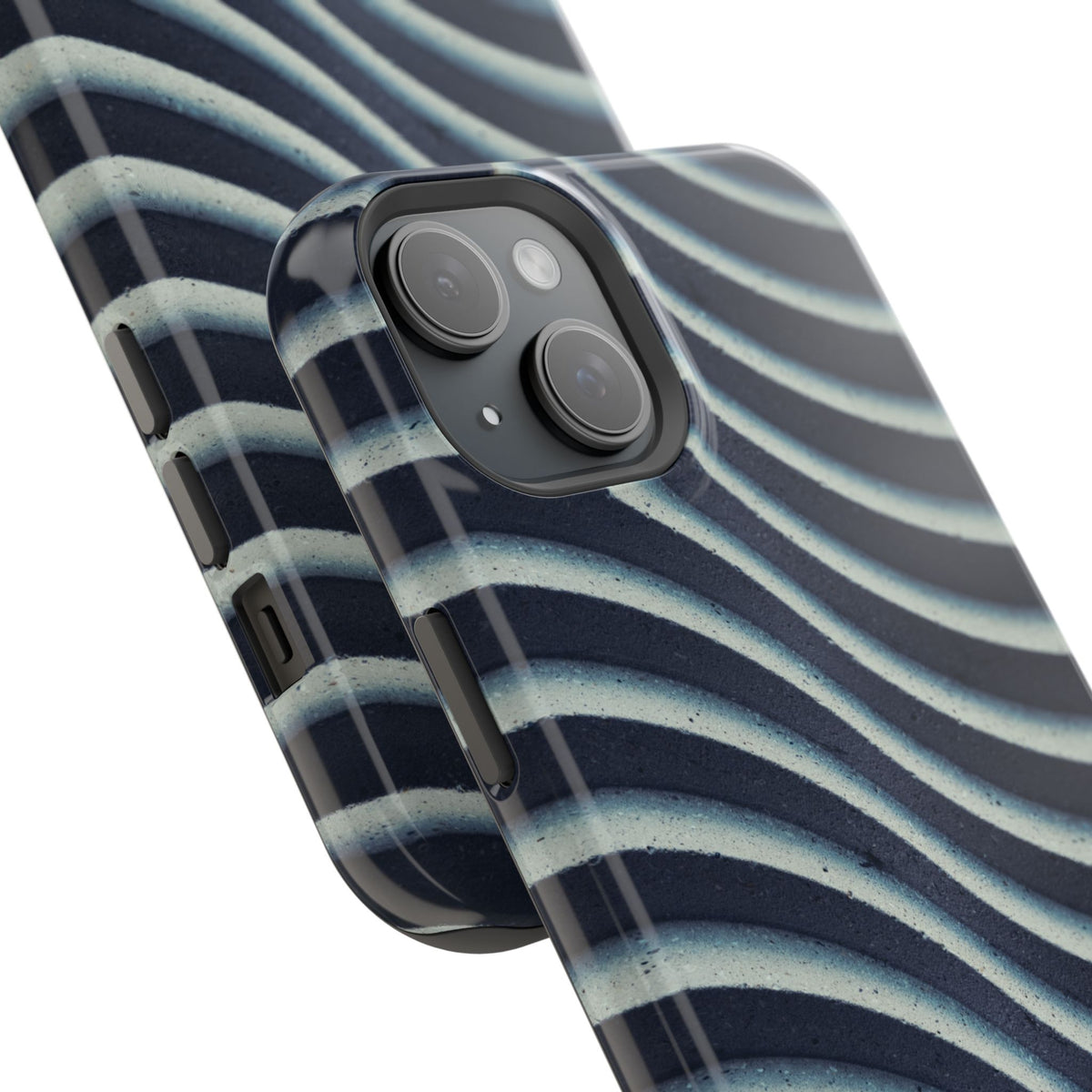 Navy Waves Phone Case