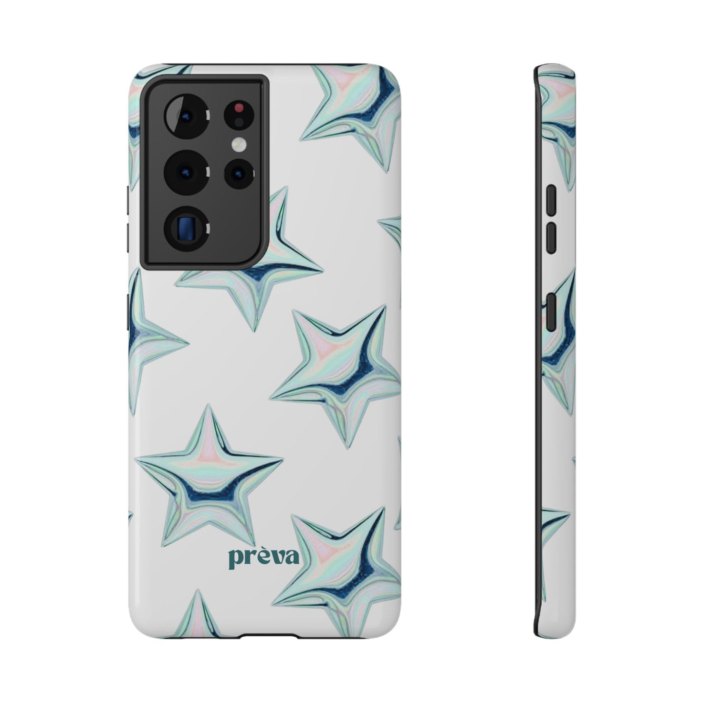 White Starburst Phone Case
