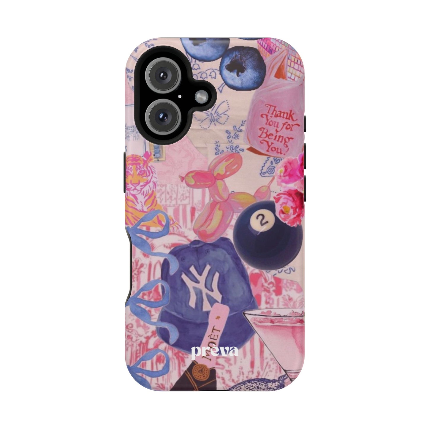 Retro 8 Ball Collage Phone Case