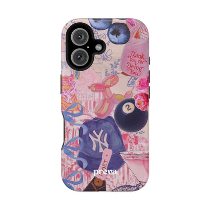 Retro 8 Ball Collage Phone Case