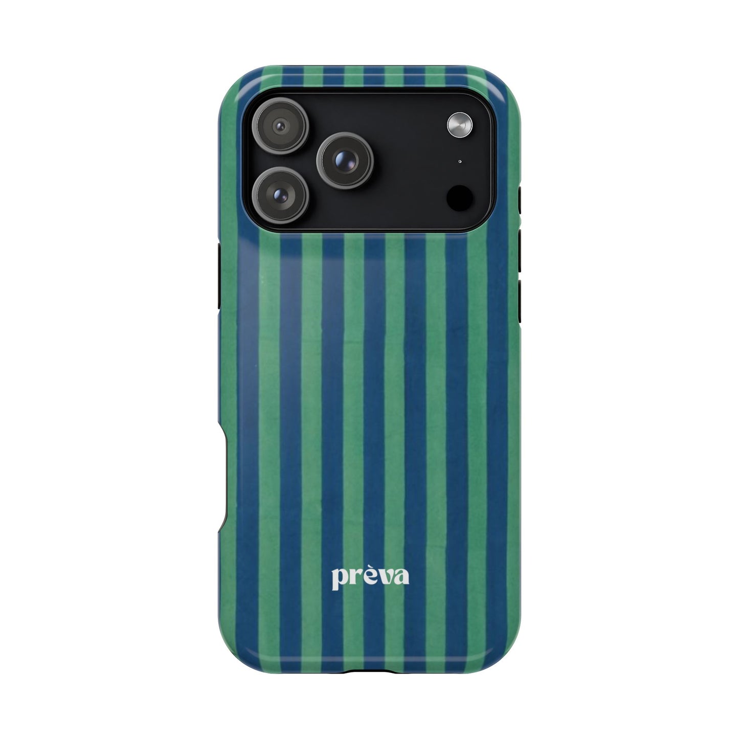 Green & Blue Stripes Phone Case