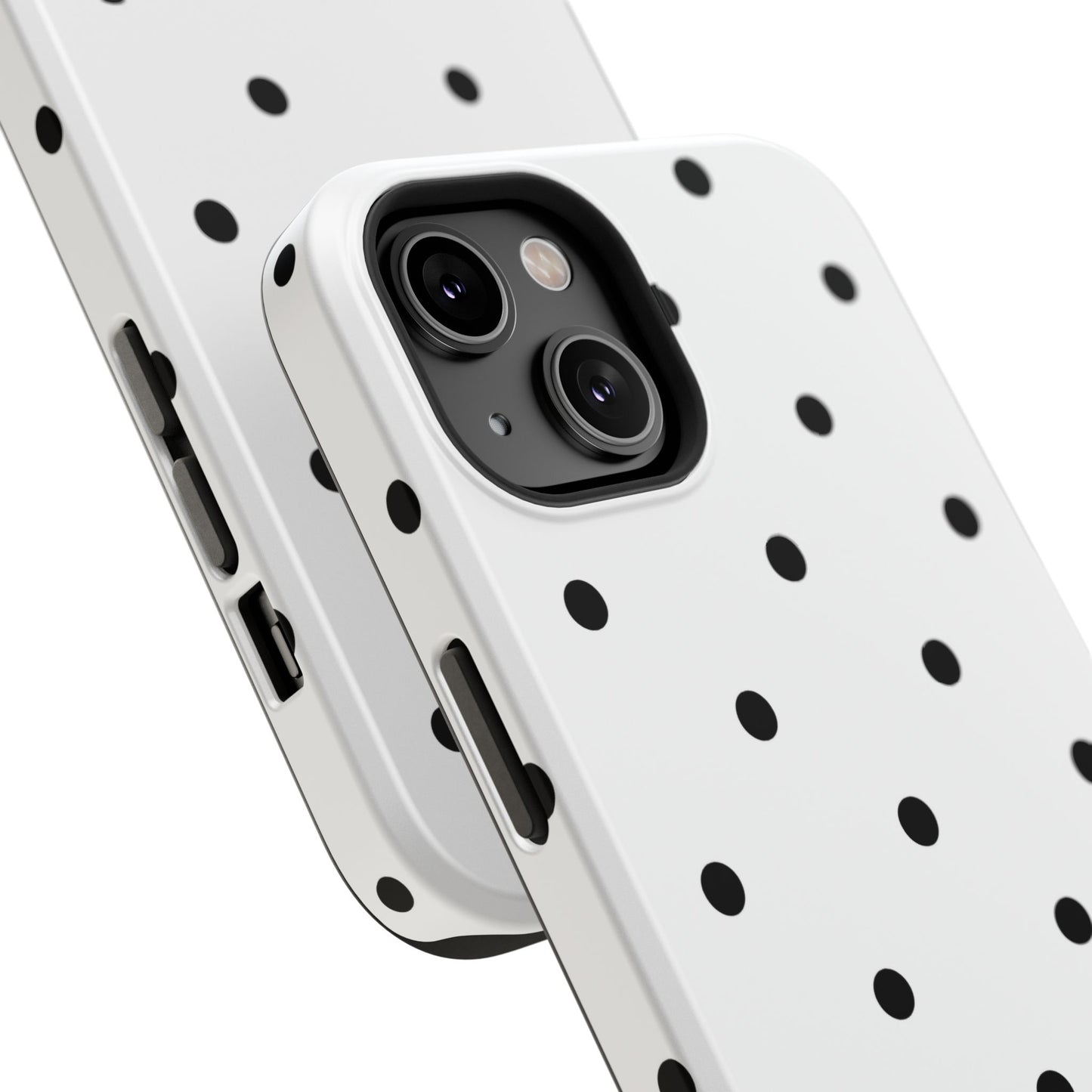 B&W polka dots Phone Case