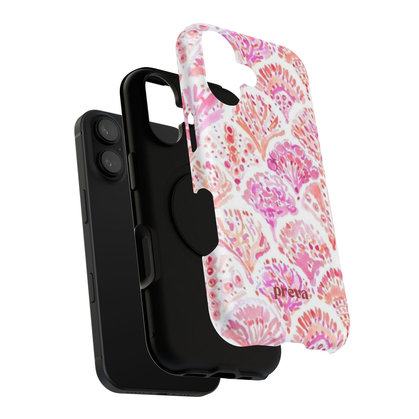 Pink Shell Watercolor Phone Case
