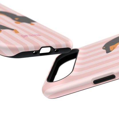 Dachshund Pink Stripes