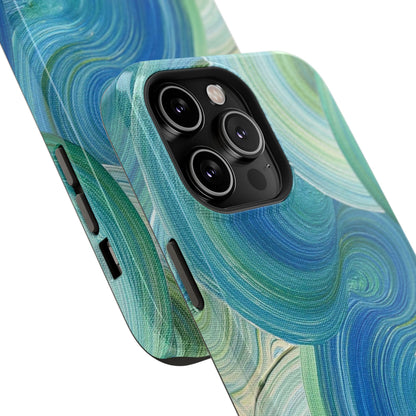 Swirling Ocean Impact-Resistant Phone Case