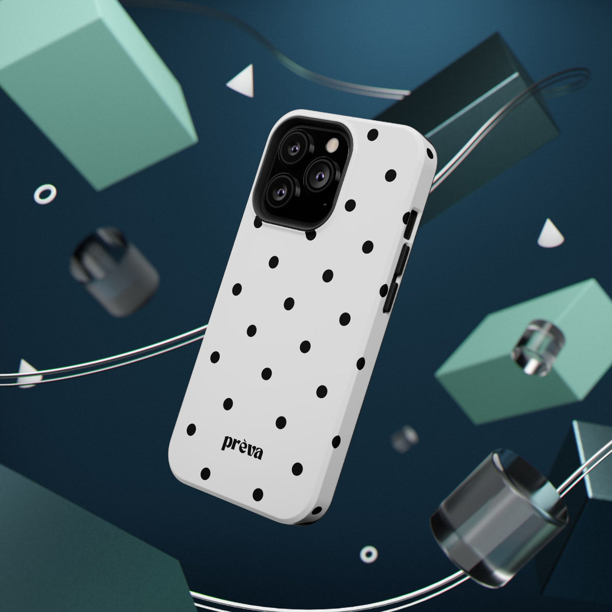 B&W polka dots Phone Case