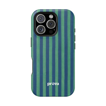 Green & Blue Stripes Phone Case