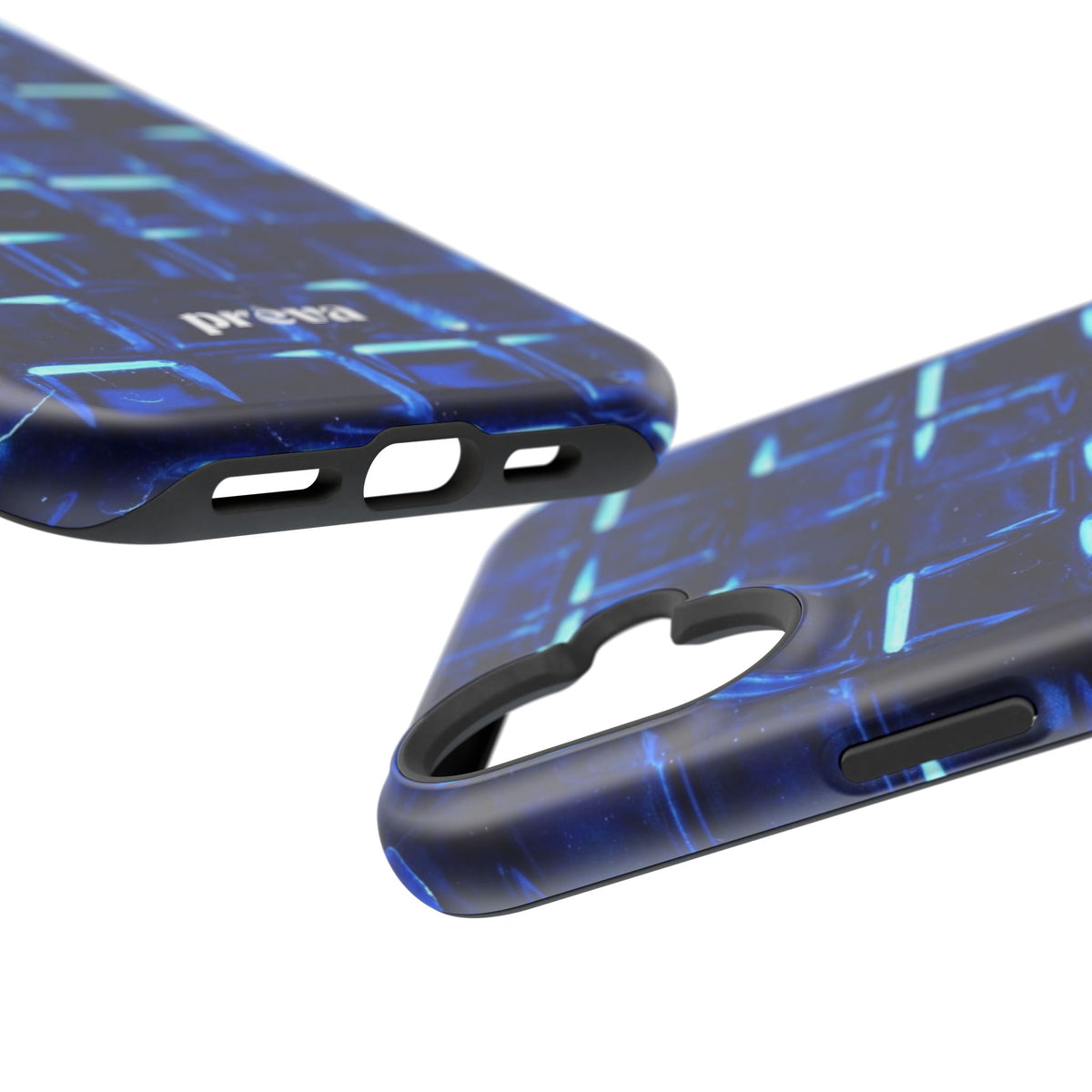 Blue Glass Tile Impact-Resistant Phone Case