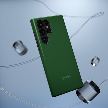 Impact-Resistant Phone Case — Forest Green Slim Armor