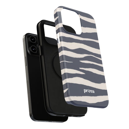 Navy & Cream Zebra Phone Case