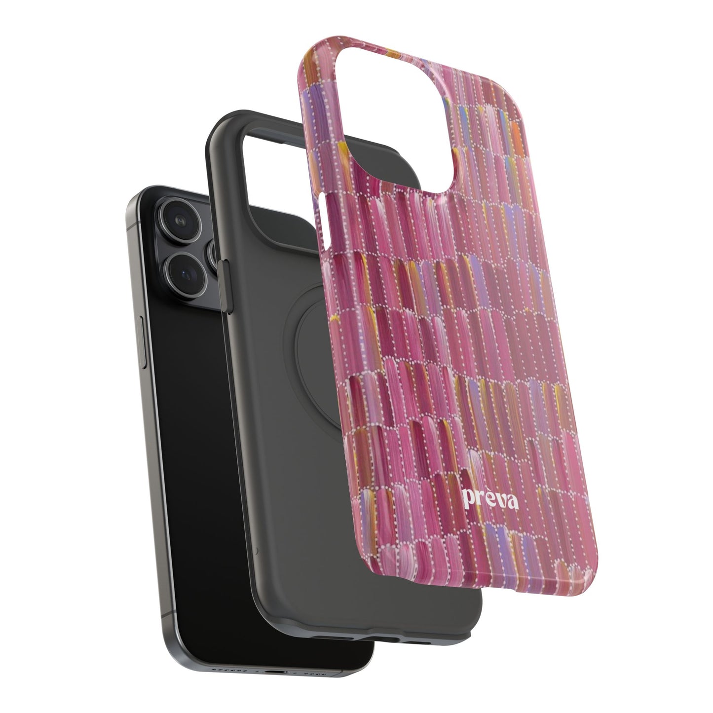 Pink Brushstroke Phone Case