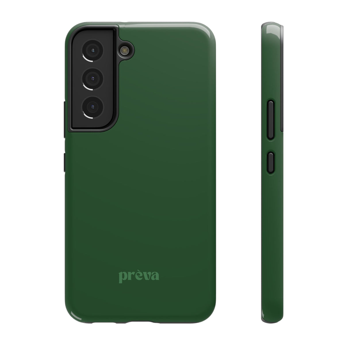 Impact-Resistant Phone Case — Forest Green Slim Armor