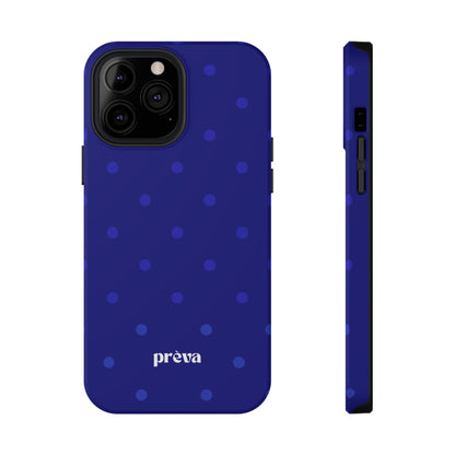 Dark Blue Polka Dots Phone Case