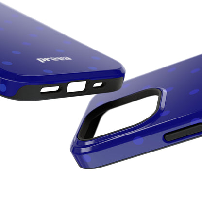 Dark Blue Polka Dots Phone Case