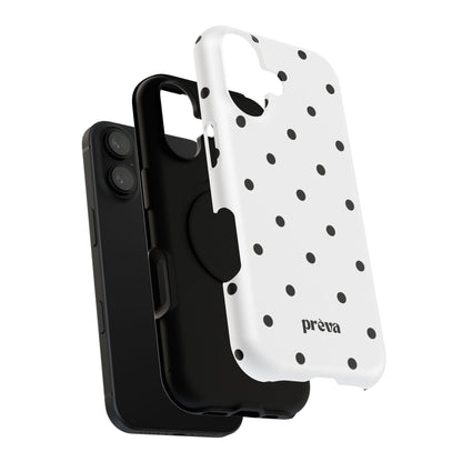 B&W polka dots Phone Case