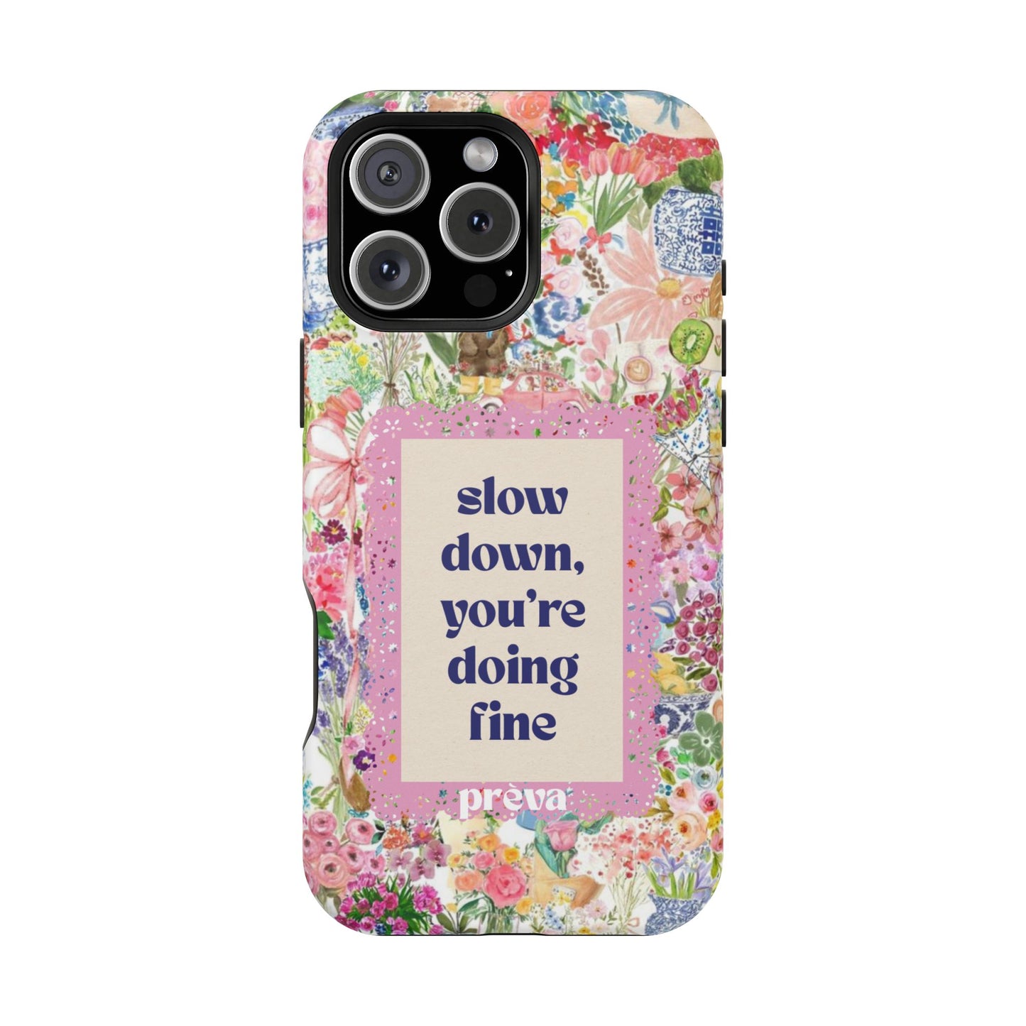 Slow Down Flowers x notsoken Phone Case