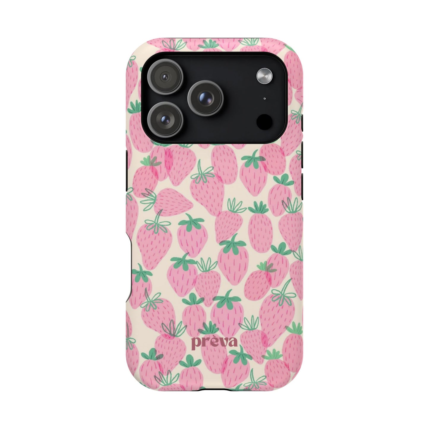 Pink Strawberry Phone Case