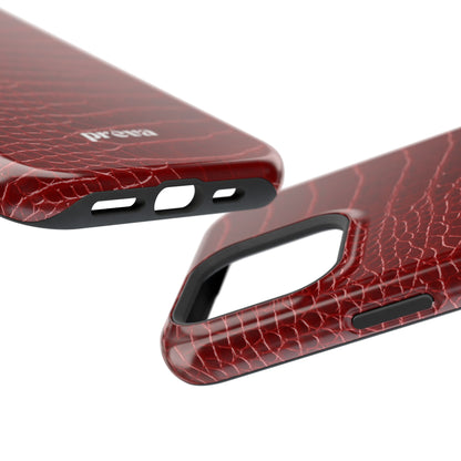 Red Croc Phone Case