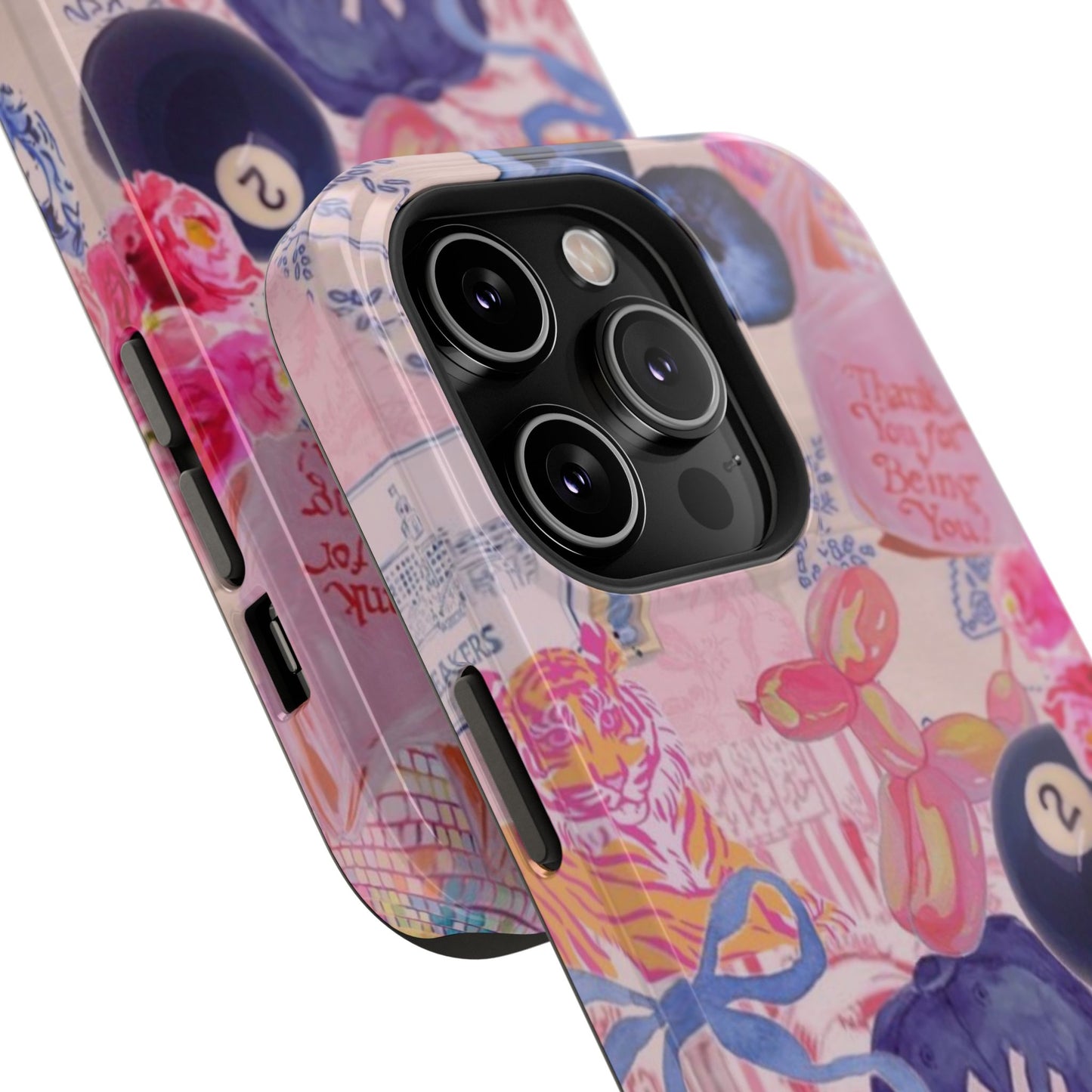 Retro 8 Ball Collage Phone Case