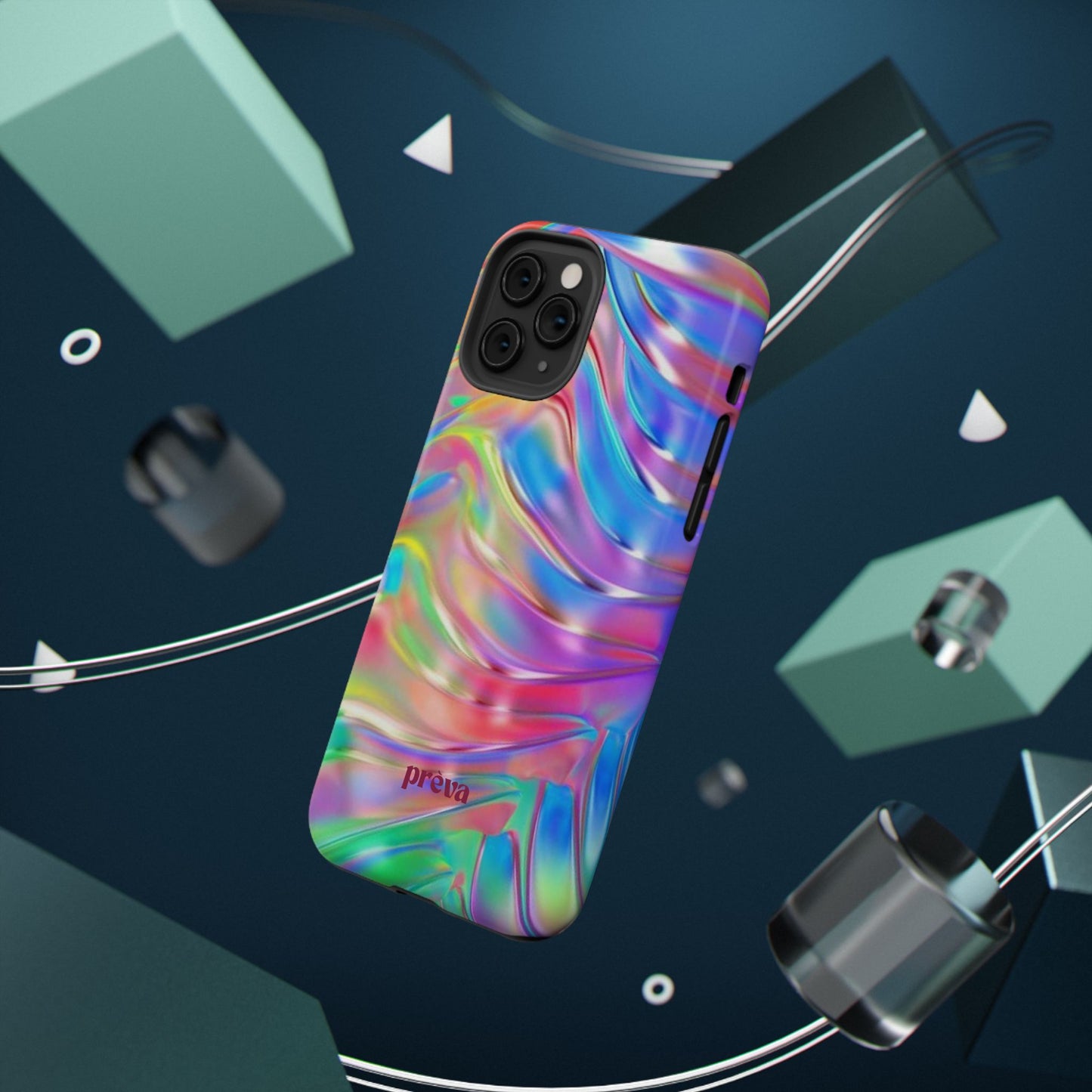 Iridescent Swirl Phone Case