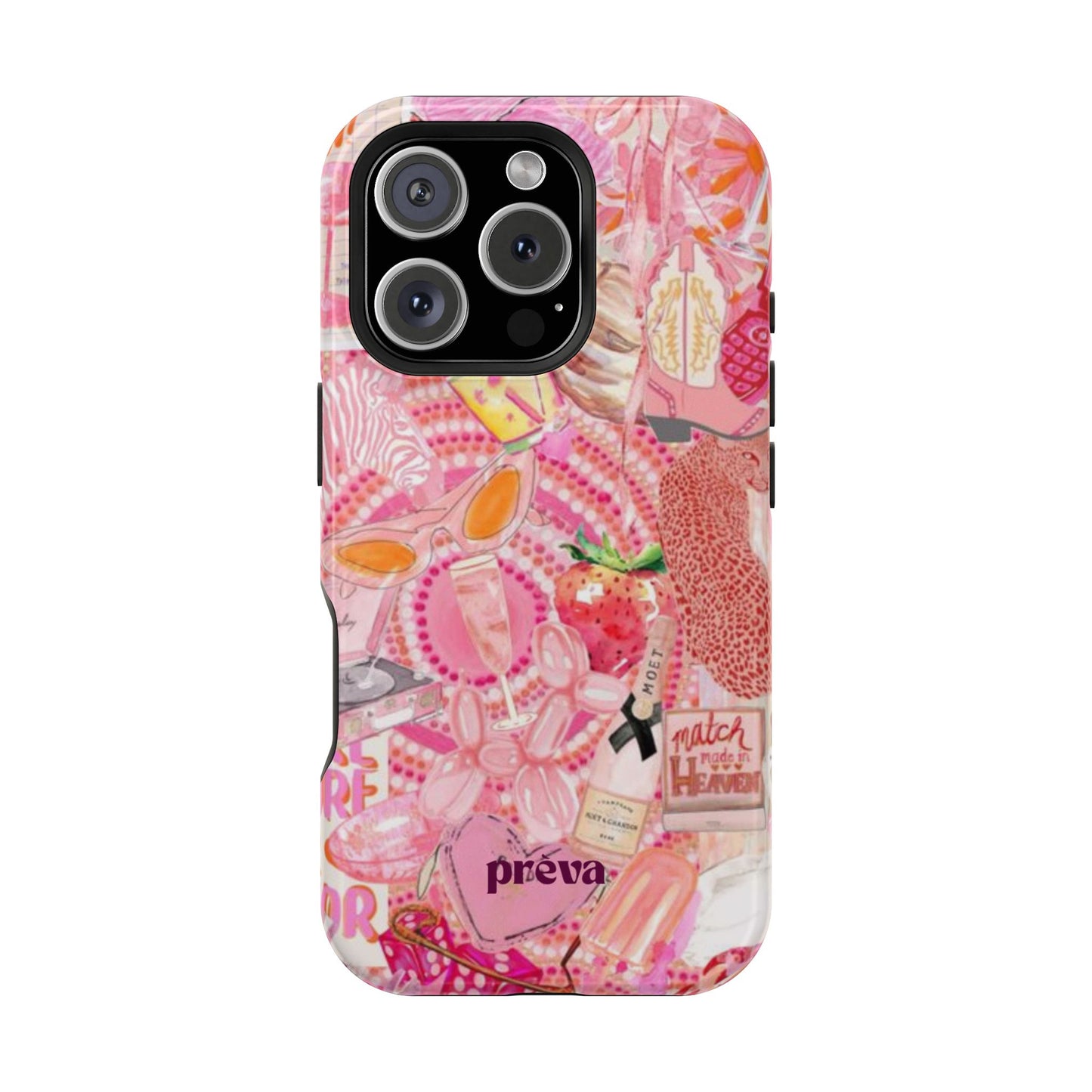 Pink Collage Phone Case