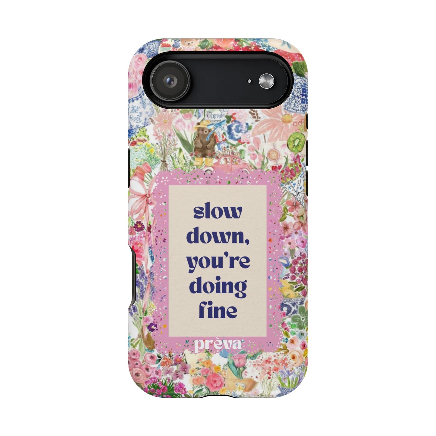 Slow Down Flowers x notsoken Phone Case