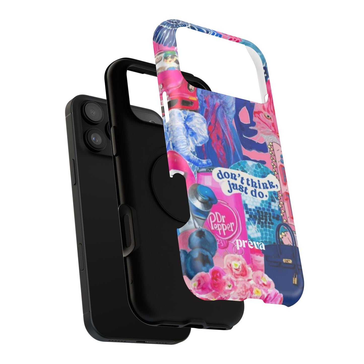 Vibrant Galaxy Collage Phone Case