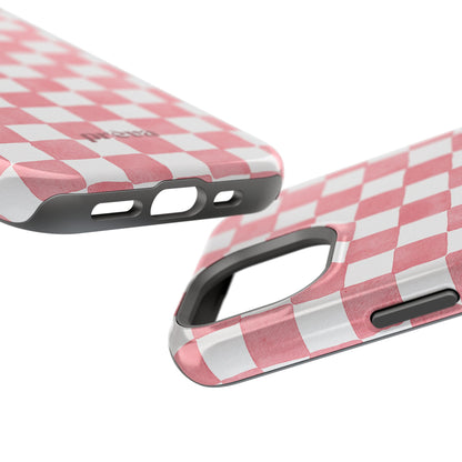 Pink Checkers Phone Case