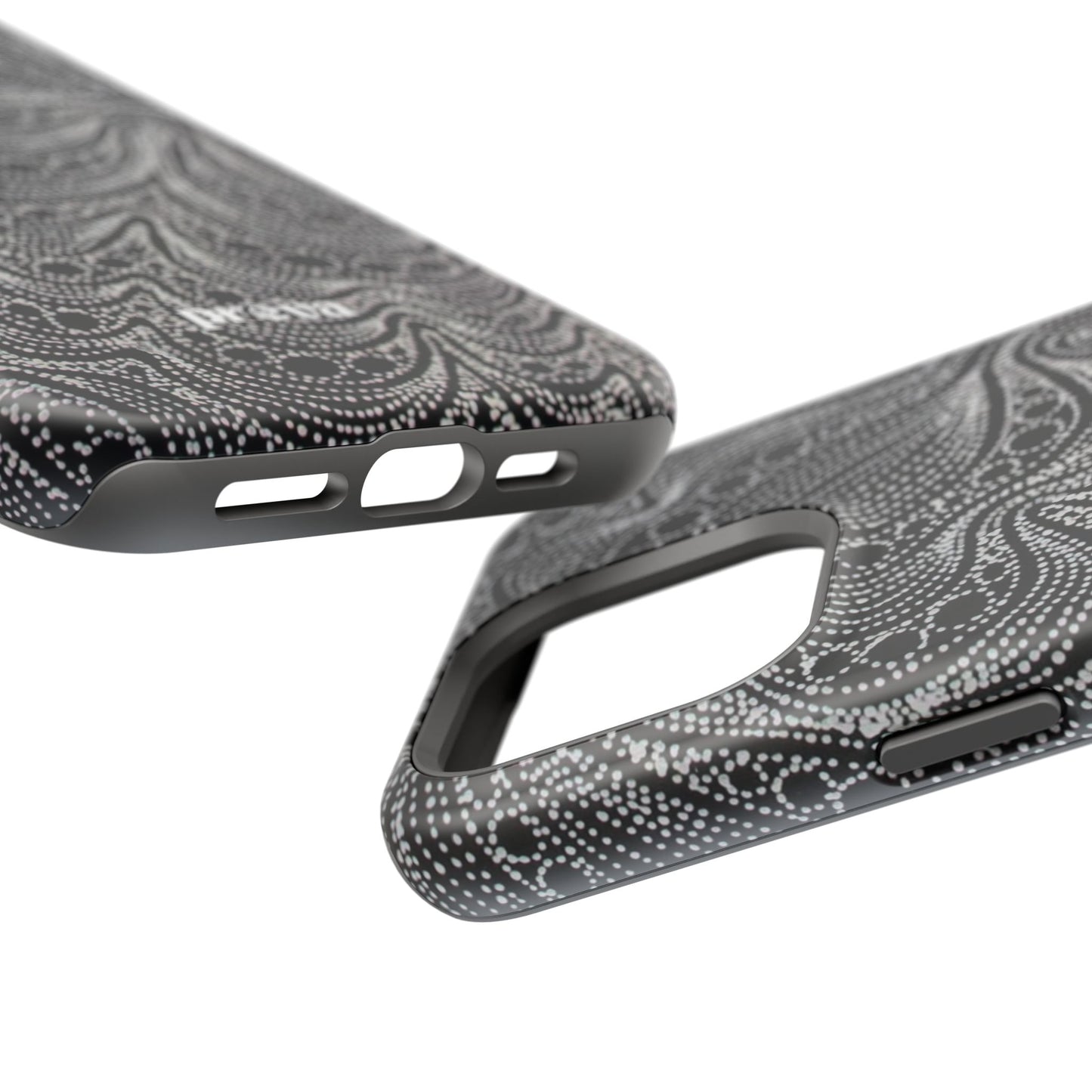 Abstract Midnight Lace Phone Case