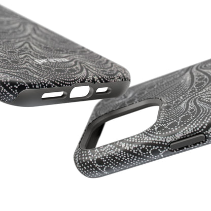 Abstract Midnight Lace Phone Case