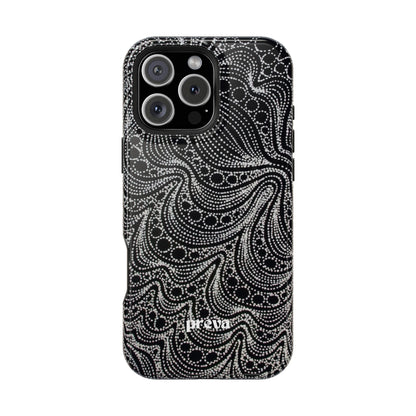 Abstract Midnight Lace Phone Case