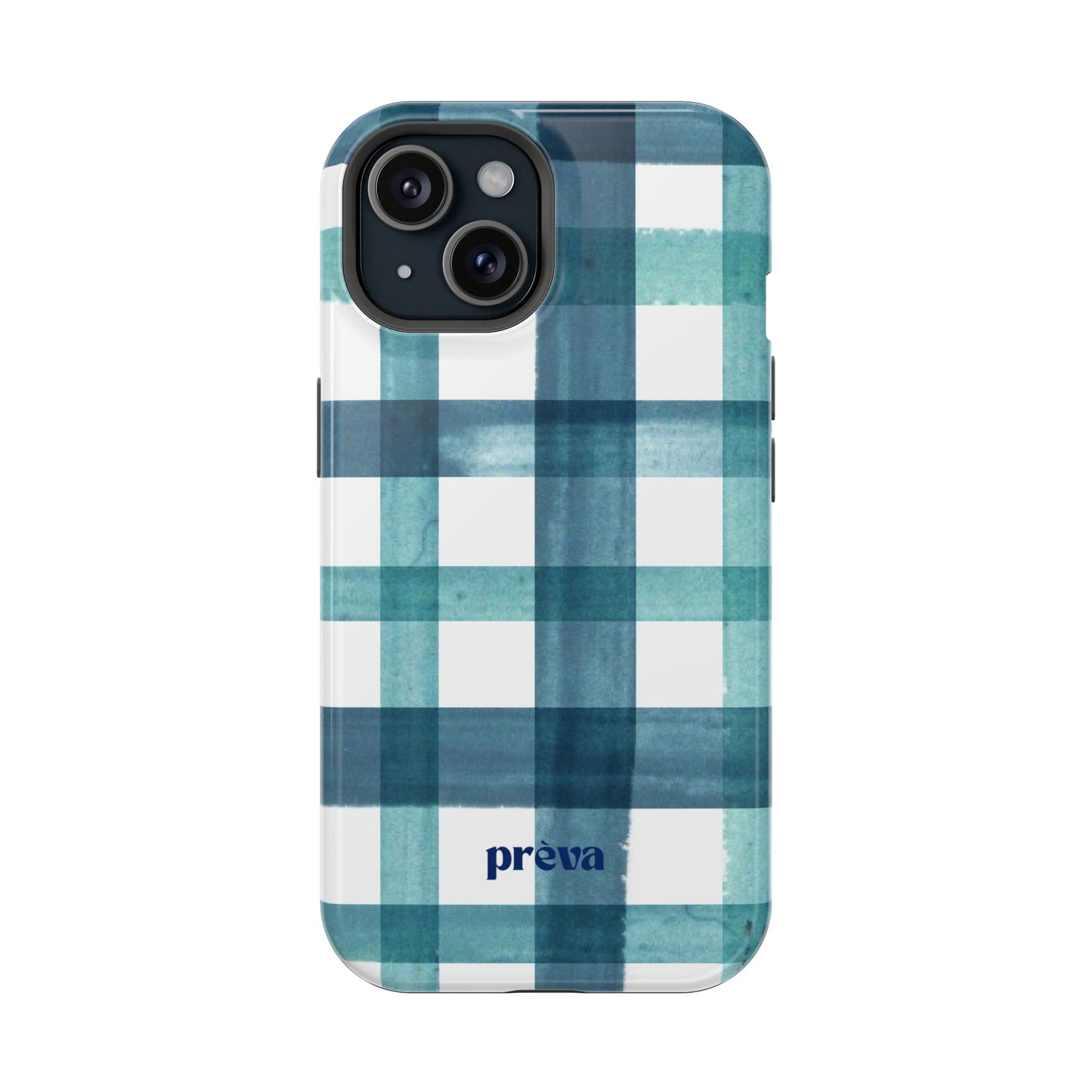 Teal Plaid Phone Case